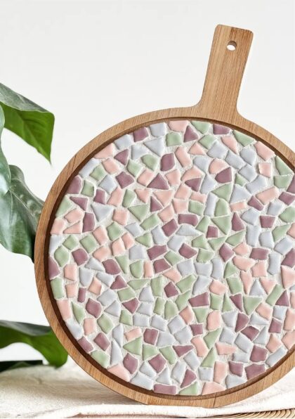 DIY mozaïek borrelplank