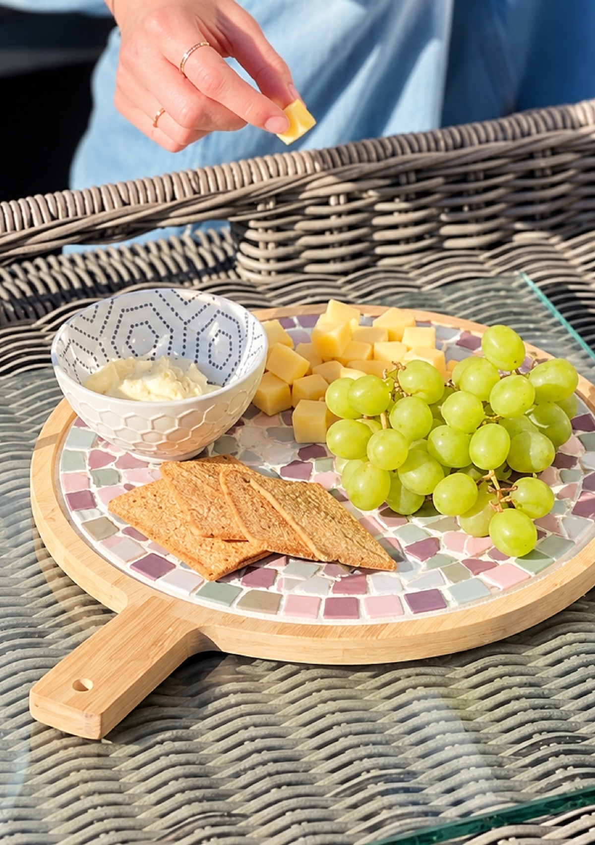 DIY mozaïek borrelplank - Afbeelding 4